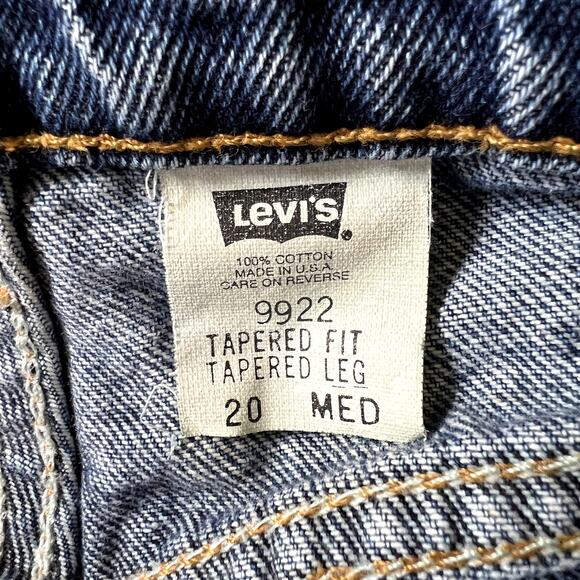 VTG Levis 9922 orange tab jeans 950 tapered leg womens 20M USA made - Picture 11 of 12